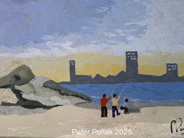 Pescadores en la playa 2025 WM