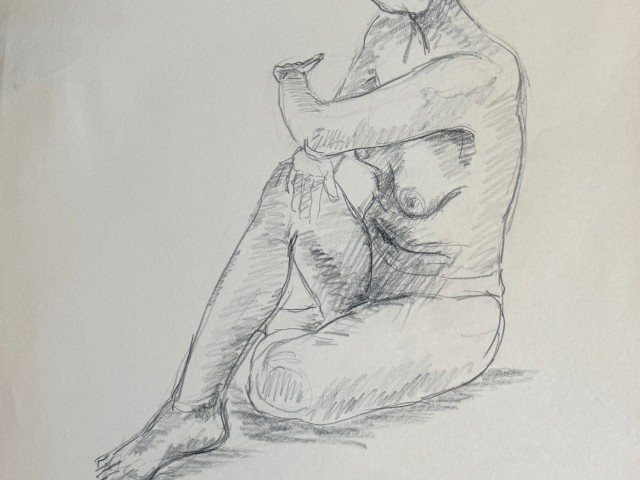 Mujer desnuda 3 dibujo original