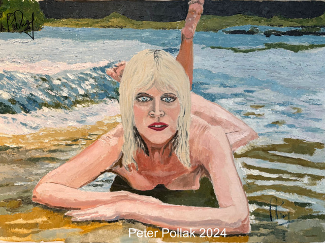 Mujer en la playa