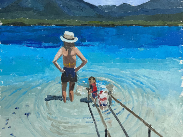 Caburgua con niños